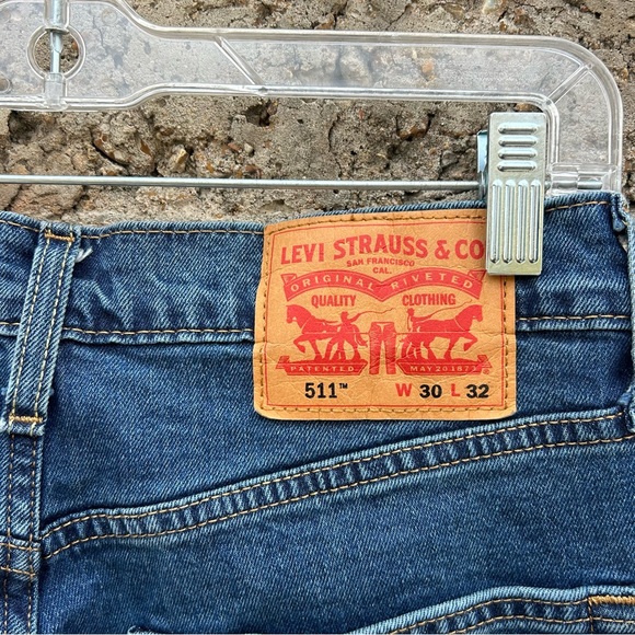 Levi’s 5.11 slim straight leg jeans medium wash - Picture 4 of 4